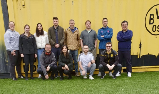 Researchers at BVB training grounds